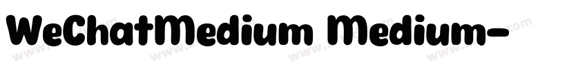 WeChatMedium Medium字体转换